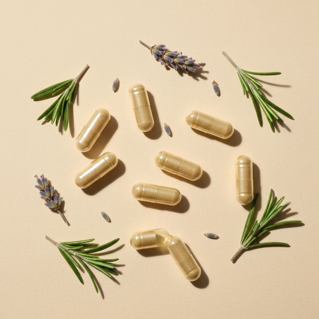 Natural supplement capsules